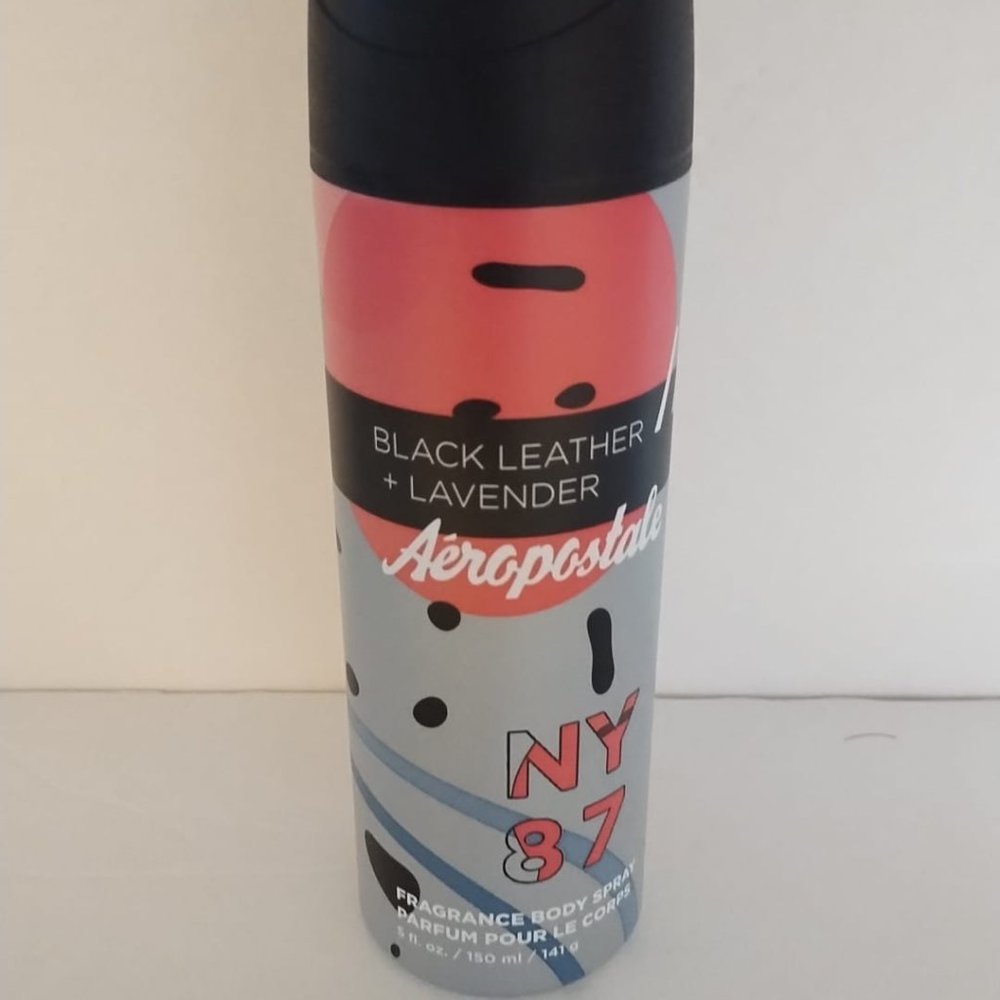 AEROPOSTALE BLACK LEATHER & LAVENDER by Aeropostale, BODY SPRAY 5 OZ